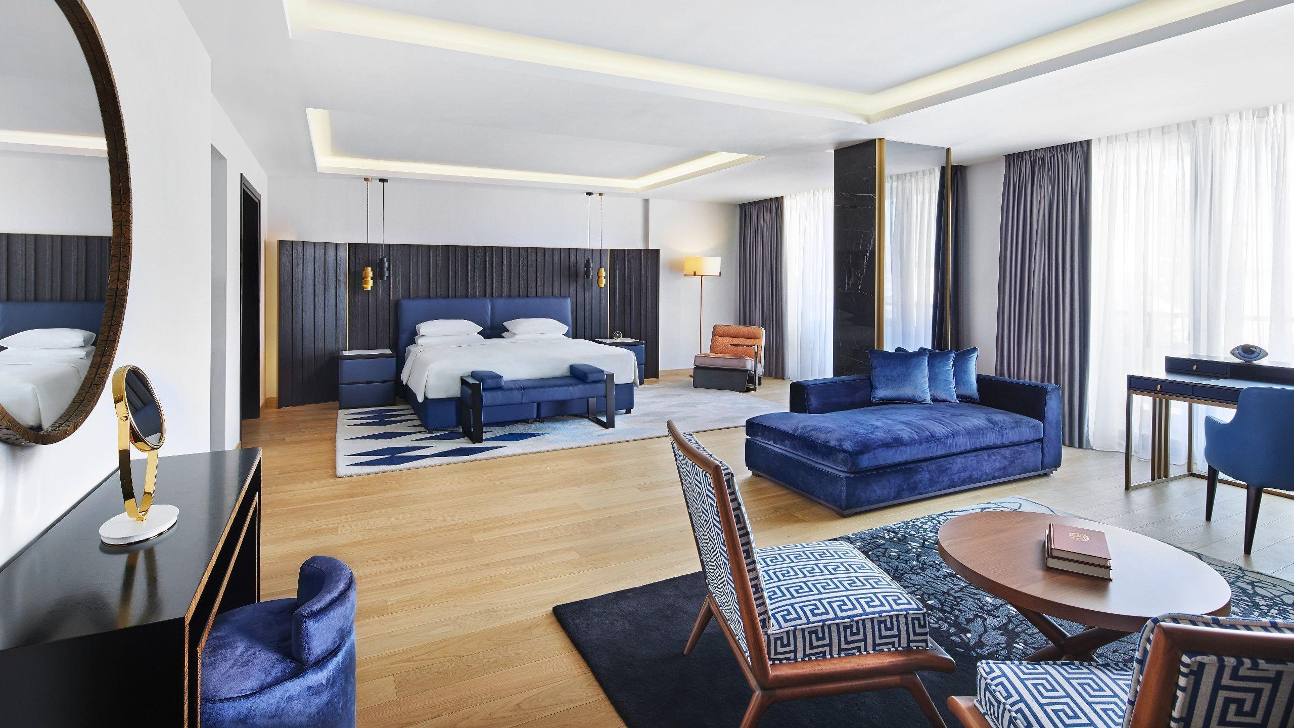 Hotel Grand Hyatt Atene Esterno foto A suite at the hotel