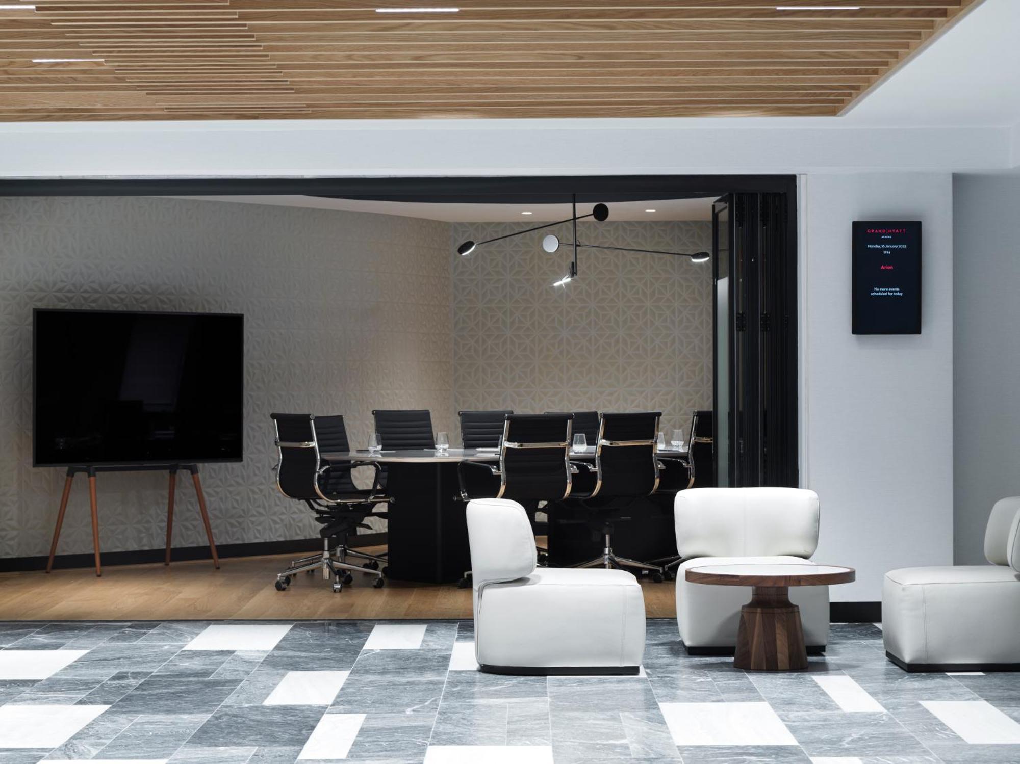 Hotel Grand Hyatt Atene Esterno foto The office of the company