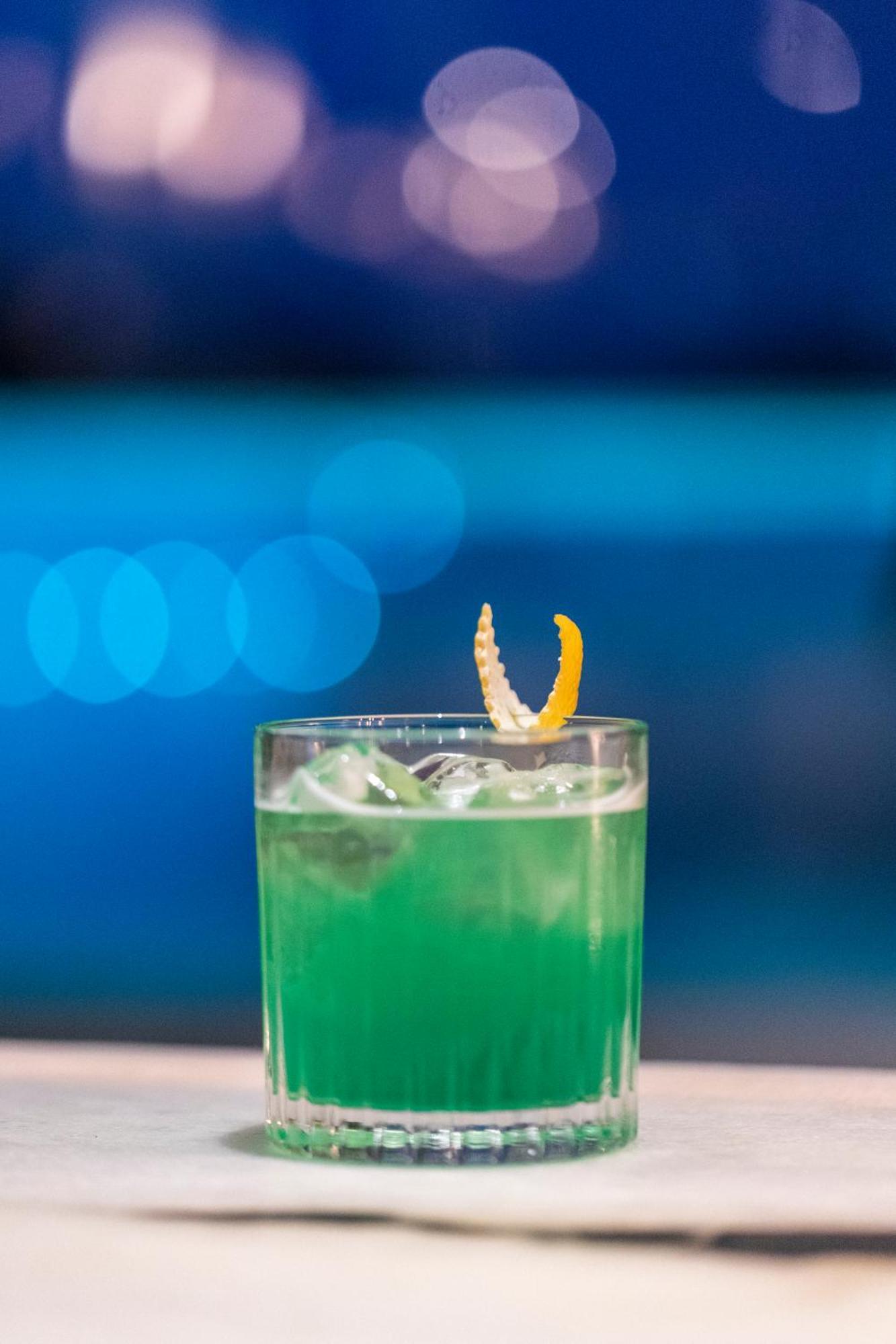 Hotel Grand Hyatt Atene Esterno foto A grasshopper cocktail